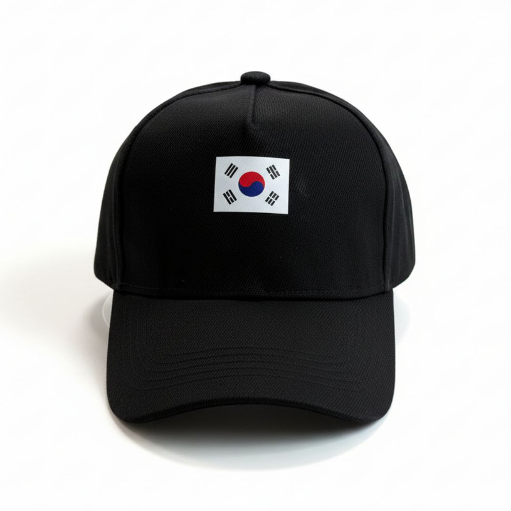 태극기모자 대한민국모자 단체 검은색 한국 KOREA 블랙 - 상세 이미지 3
