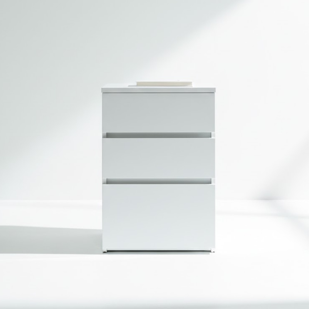 책상 서랍장 책상 서랍 선반 데스크 프린터기 받침대 3단