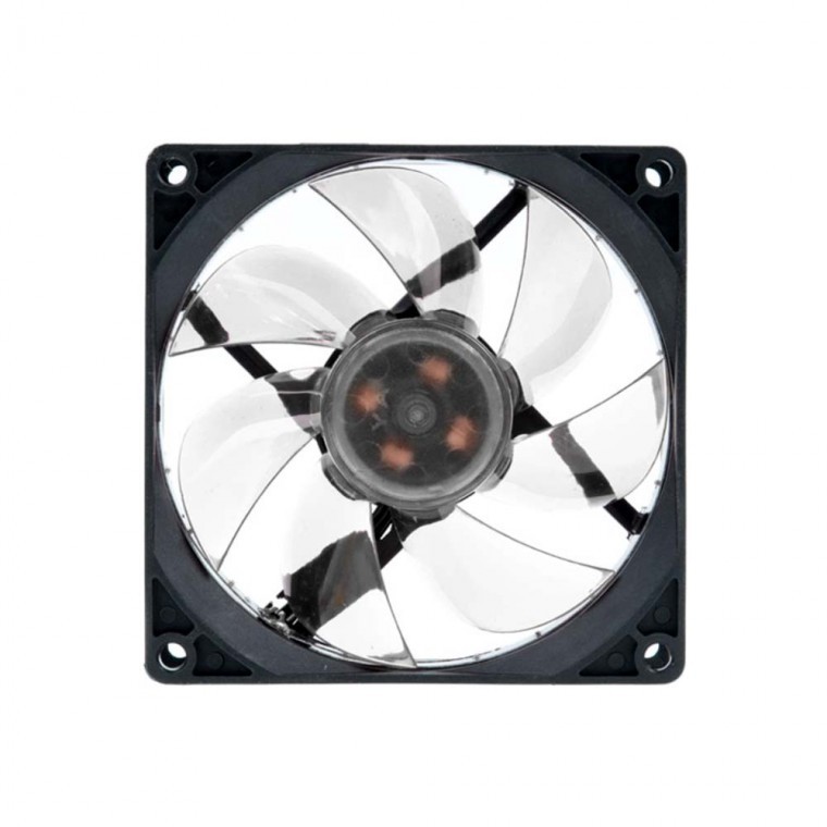 케이스 쿨러 90mm 화이트 LED 3핀 커넥터 케이스 - 메인 이미지