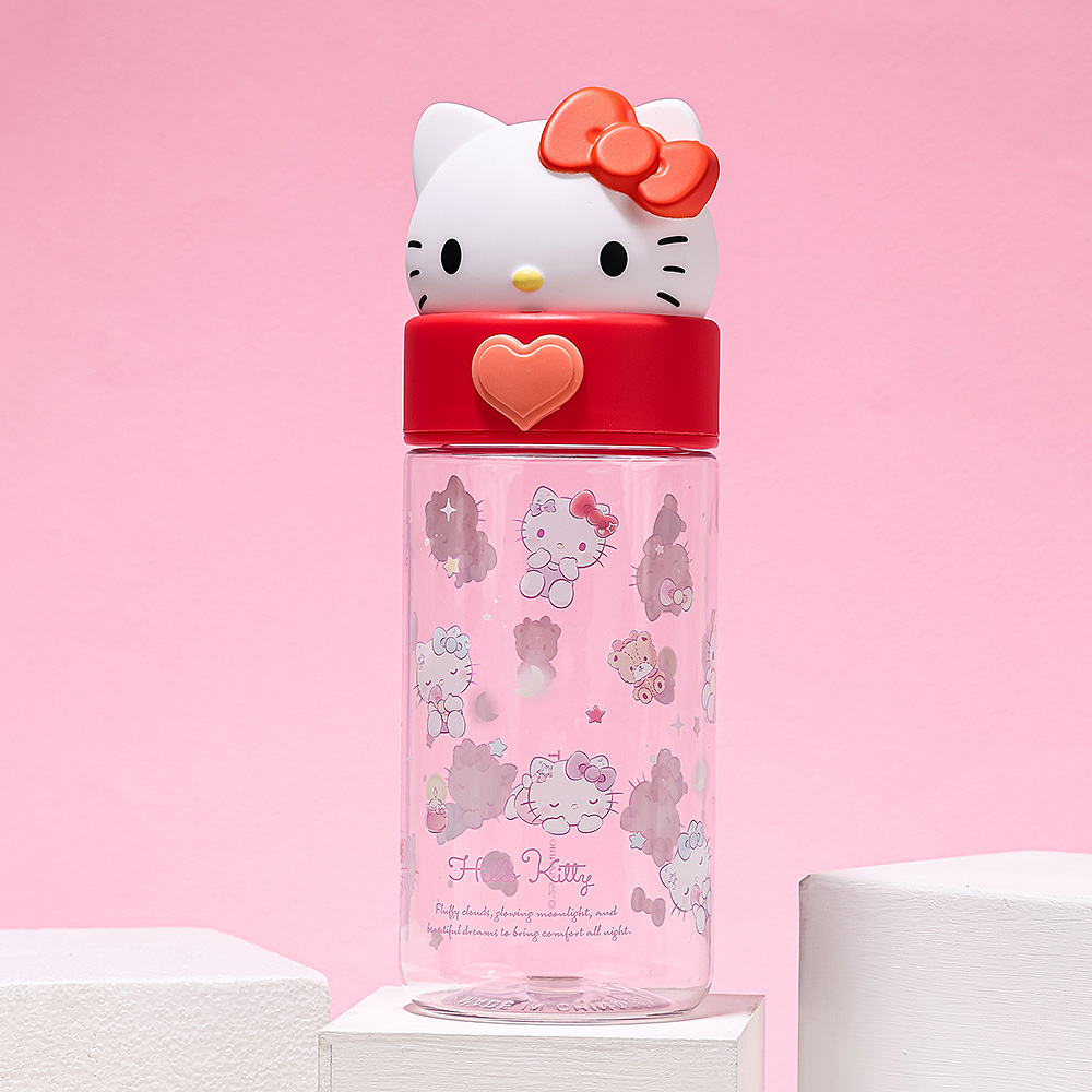 산리오 페이스팝 트라이탄 물통 초등 물병 500ml, 헬로키티 - 상품 이미지