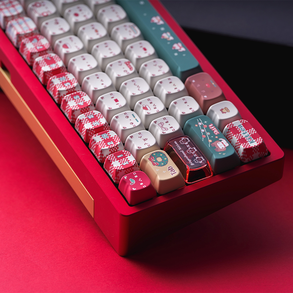 Soulcat 고함량 PBT 염료승화 + PC 키캡 169키 (쫑긋 고양이 크리스마스) 이미지 6
