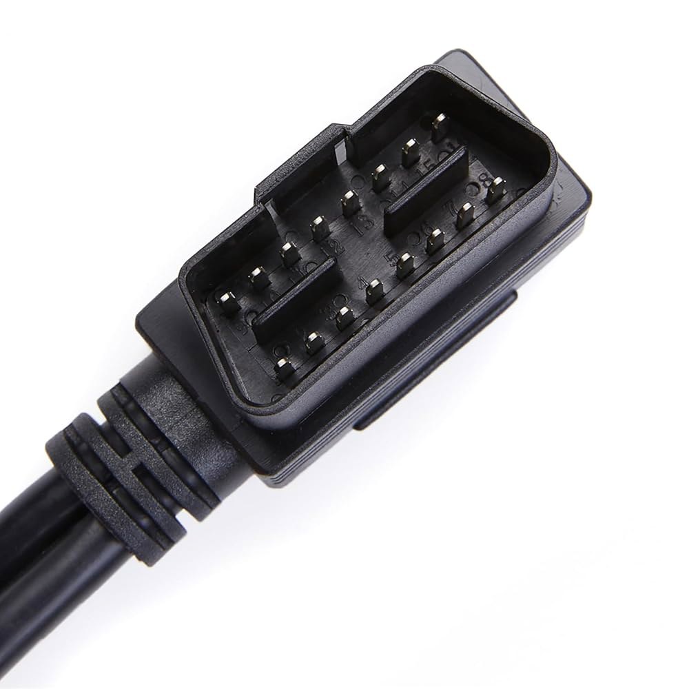 직각 OBD2 스플리터 Y 케이블, 1피트/30CM (5팩) - 수 bbfly-B20 OBDII 2 케이블 암 연장 B20 (5PACK) - 상세 이미지 2