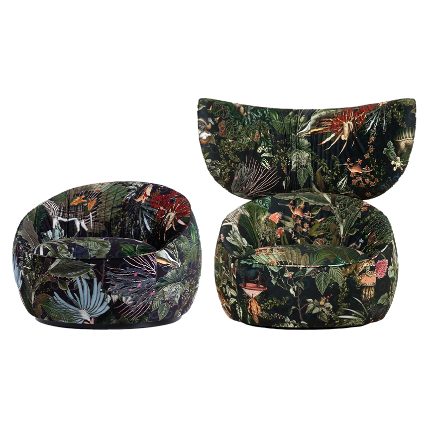 플로럴 판타지 빈백 인테리어 1인용 소파