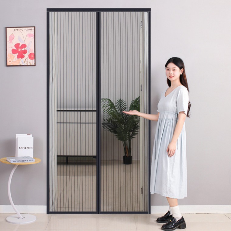 모기안녕 자석 문 모기장 중문 현관 방충방 100x210cm - 상품 이미지