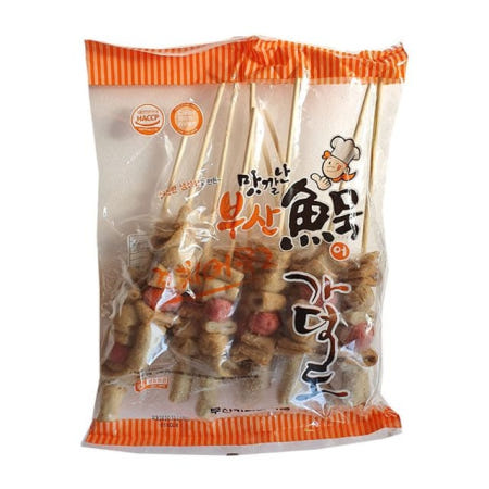 냉동 부산3색꼬치어묵 800g 어묵 사각어묵 꼬지어묵 오뎅 간식