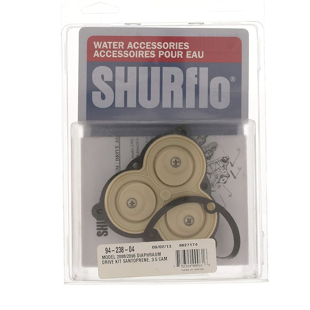 SHURflo 94-238-04 다이아 프램 펌프, 포함 하우징 키트 하단 - 상품 이미지