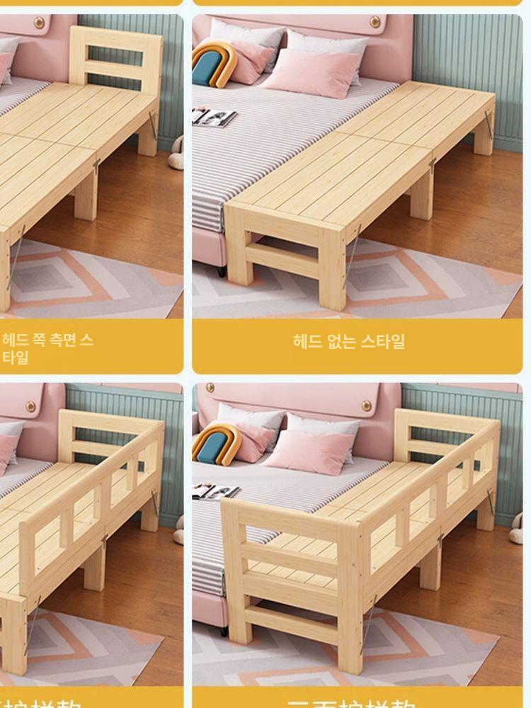 접이식 평상 마루 나무 침대 프레임 조립식 대나무 평면-접이식 180x30cm 프레임 구조 - 상세 이미지 3