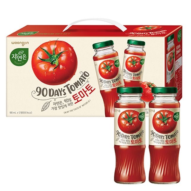웅진 자연은 토마토 주스 180ml 12병 - 메인 이미지