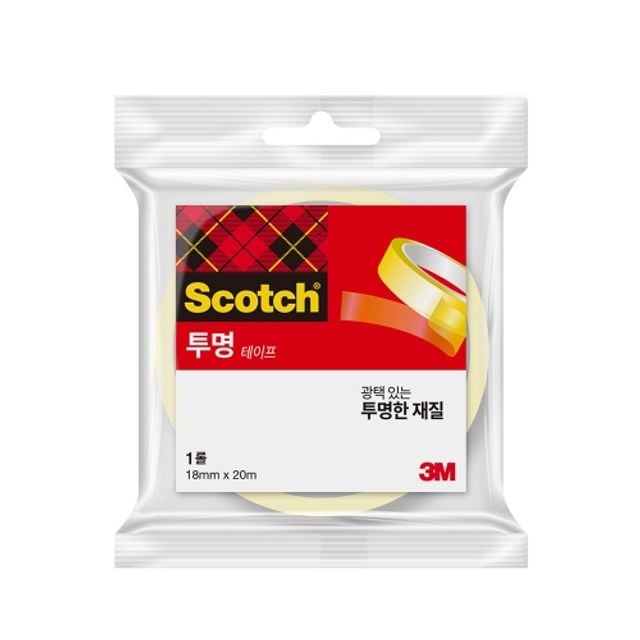 3M 스카치다용도테이프 550 3인 치 18x20/18mmx20M 박스(96개입) - 메인 이미지