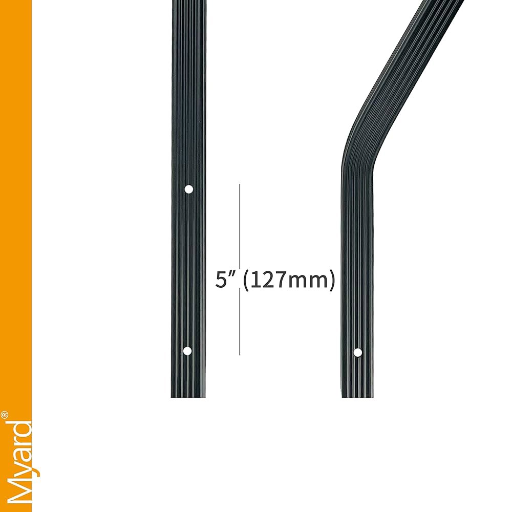 RVH3 Myard 그루브 핸드레일, 1세대 교체용 진입 계단 3단계용, RV MORryde STP214-029H 1 for 3 Step Handrail (1s - 상세 이미지 2