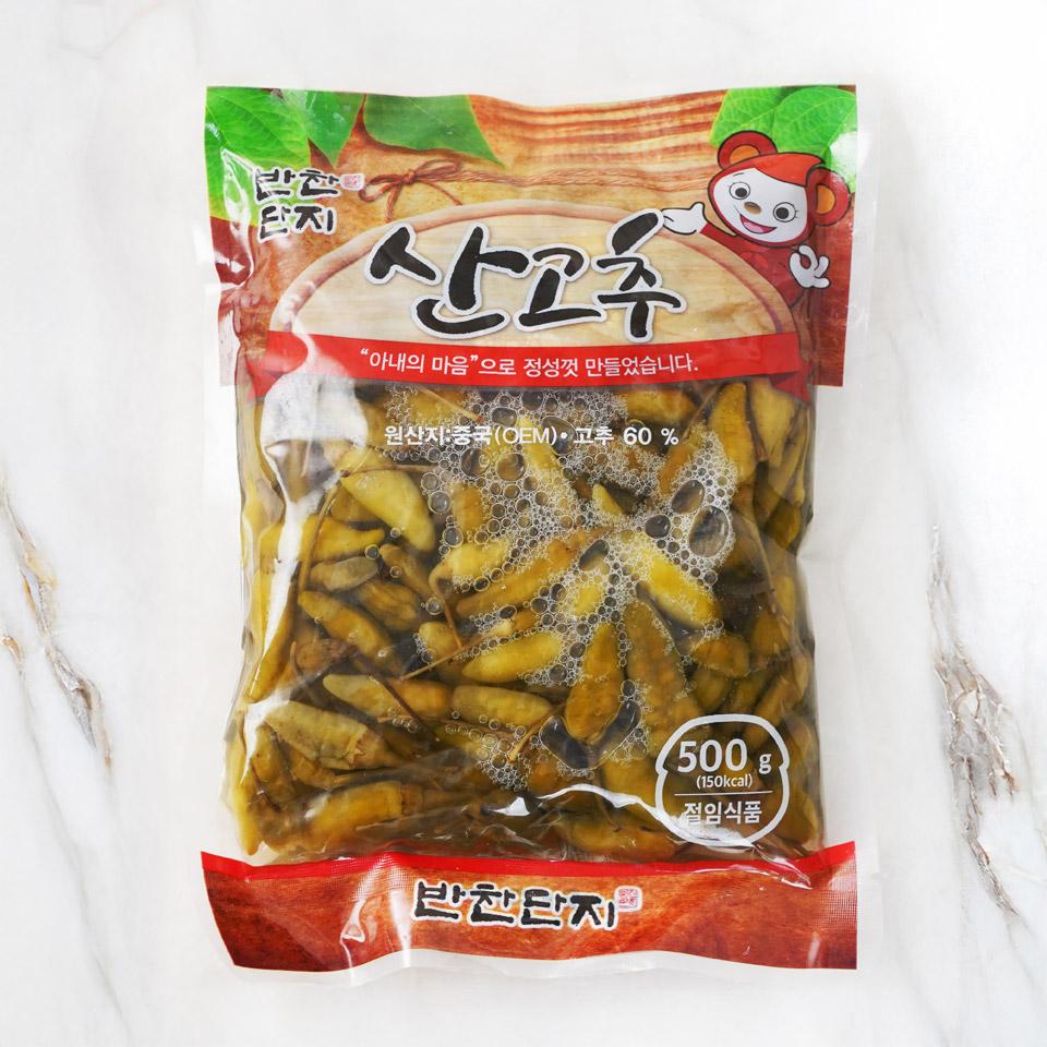 메가마트 반찬단지 산고추 500g - 상품 이미지