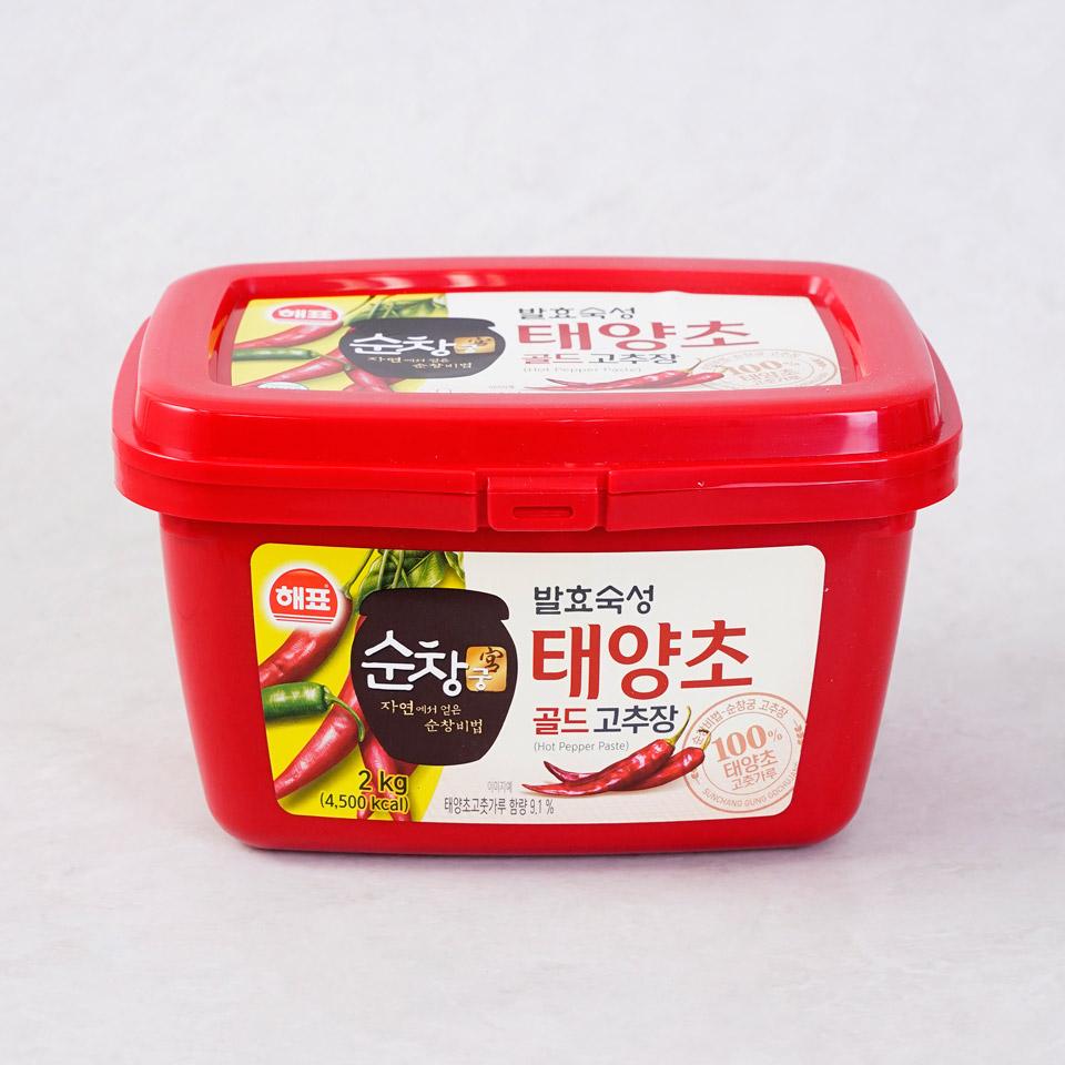 메가마트 사조대림 해표 순창궁 태양초 골드고추장 2kg - 상품 이미지
