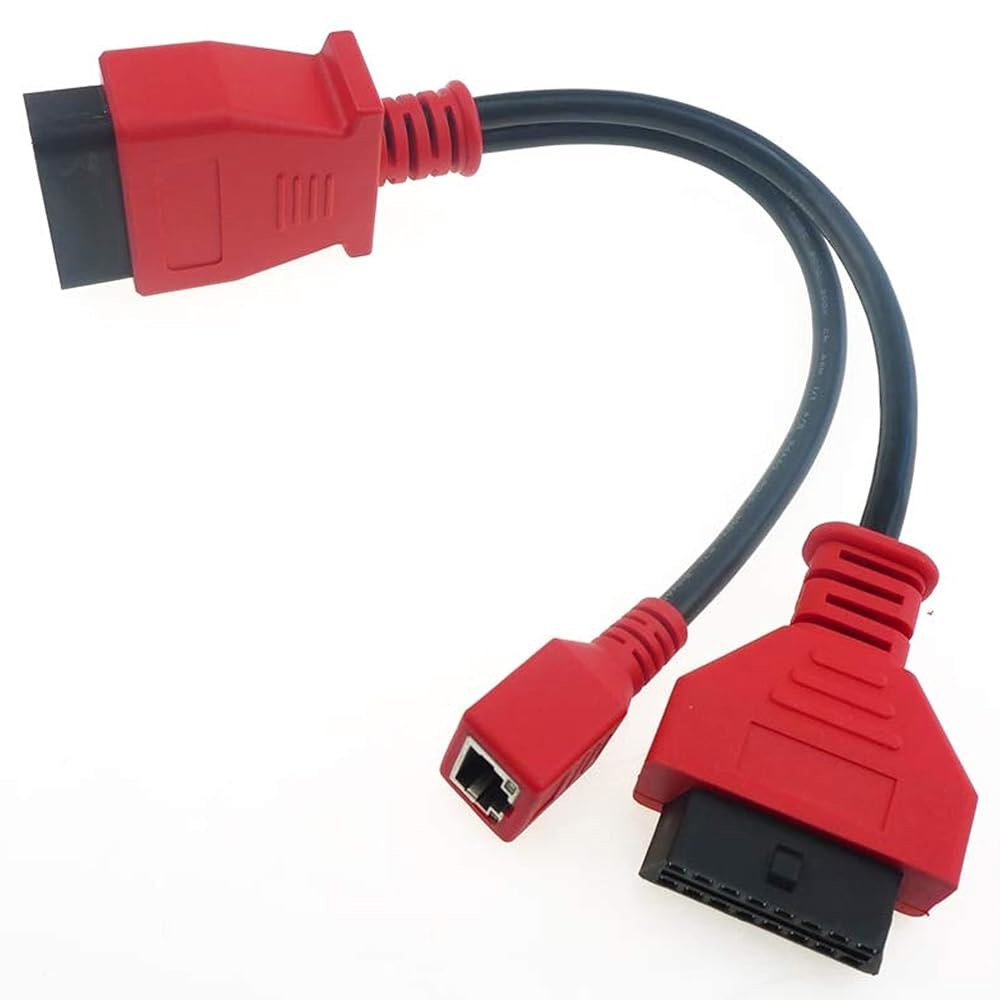 OBD2 케이블 커넥터, Autel MaxiSYS Pro 스캔 OBD 16핀 프로그래밍 II 케이블, BMW용 커넥터 어댑터 도구 MS908P 스캐너 어댑터, - 상품 이미지
