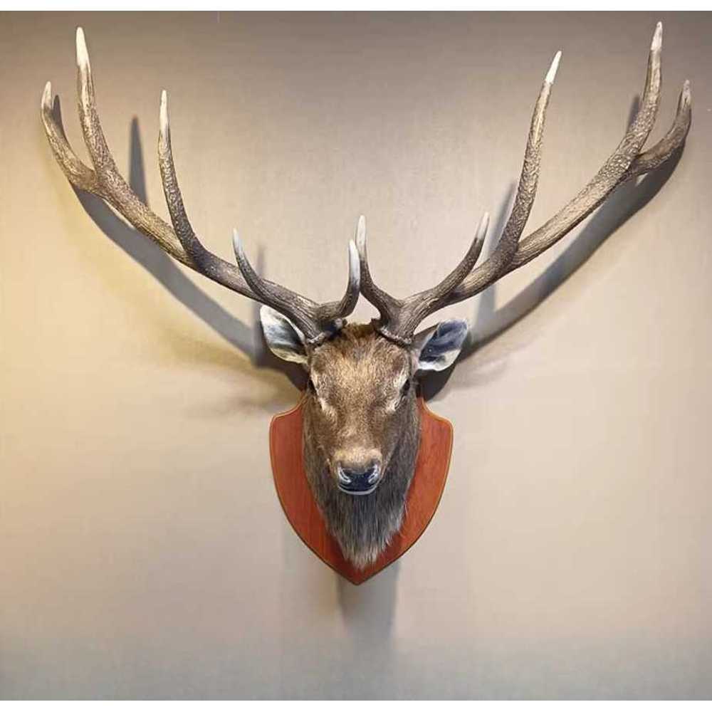 노르딕 사슴 실내장식 현관 펜션 산장 인테리어 모형 A형 105x115cm - 상세 이미지 3