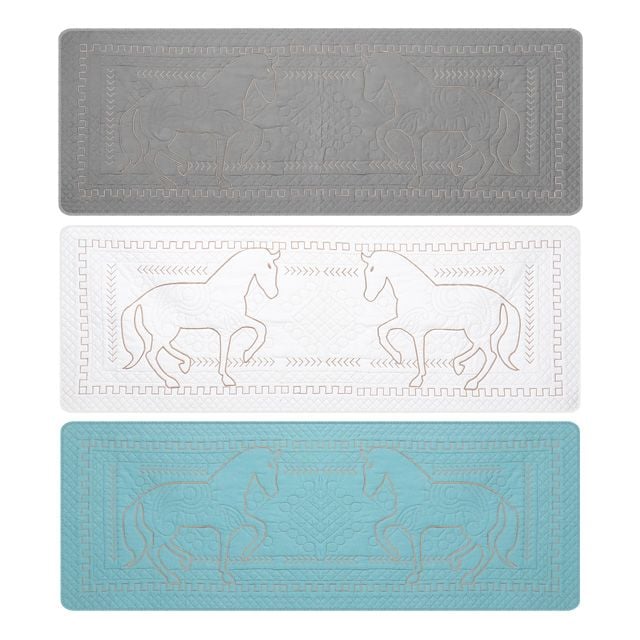 에스닉퀼트 3인용 여름패드 쇼파천커버 매트깔개 베드 민트 70x180