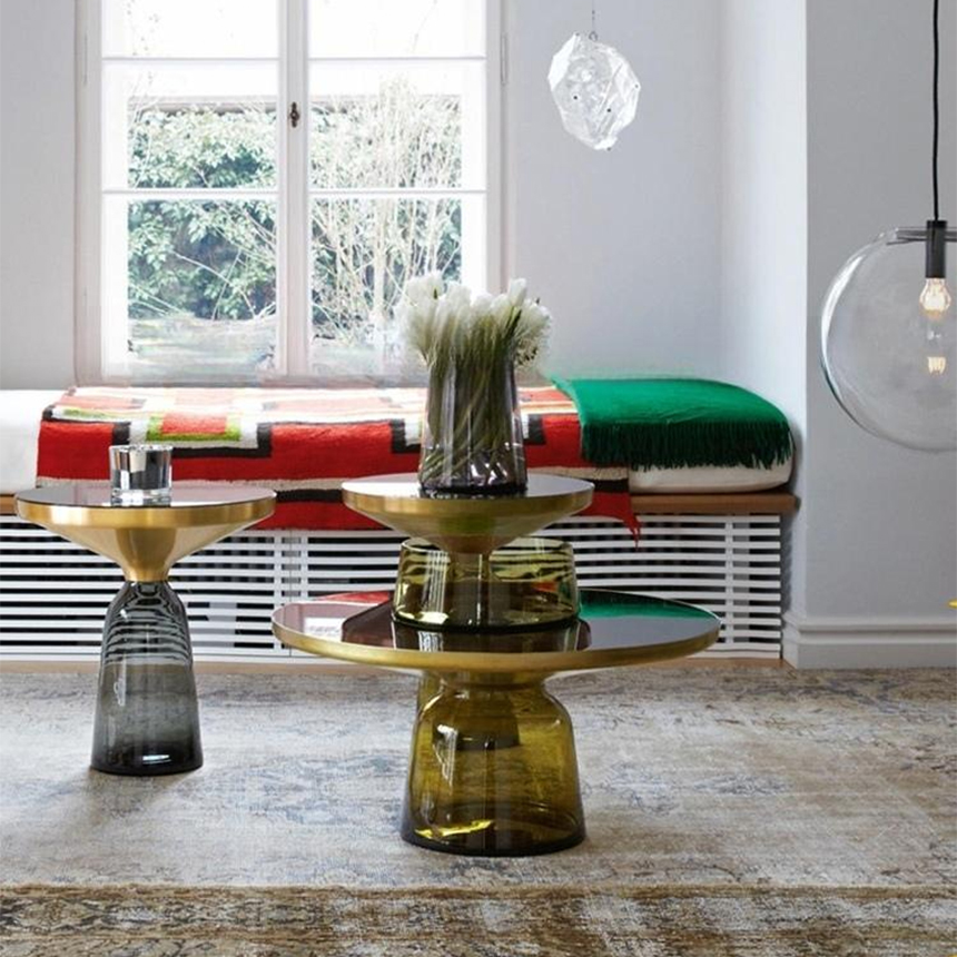 벨 사이드 테이블 거실 소파 유리 침대 옆 협탁 Bell Side Table A