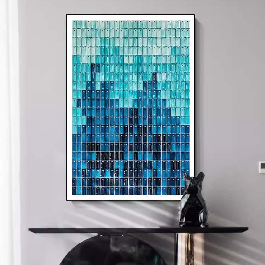 에메랄드 시티 그림 인테리어 거실 액자 100cm - 상세 이미지 5