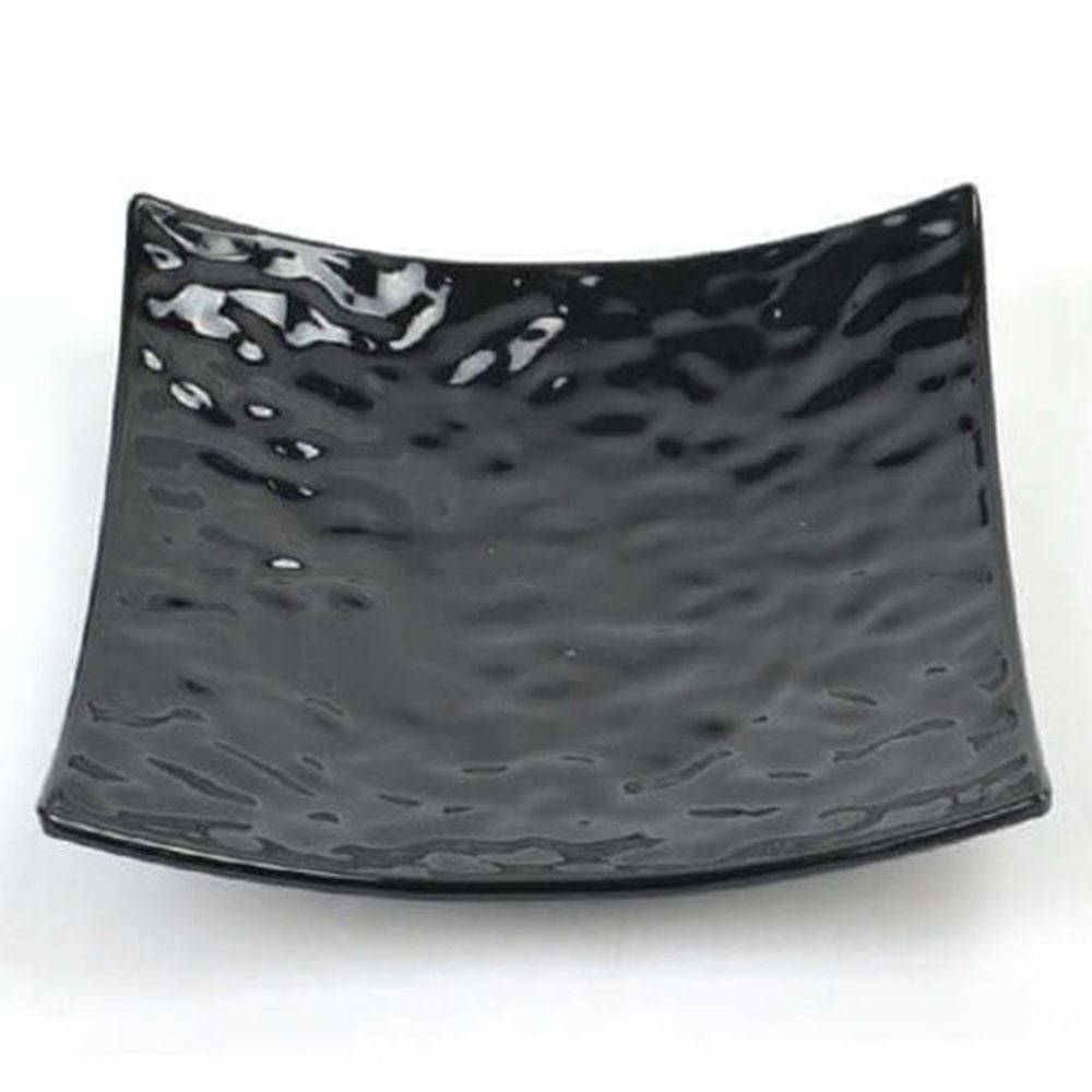 멜라민 접시 반찬그릇 깊은 찬기 앞접시 검정 30.8cm DS-6888 - 메인 이미지