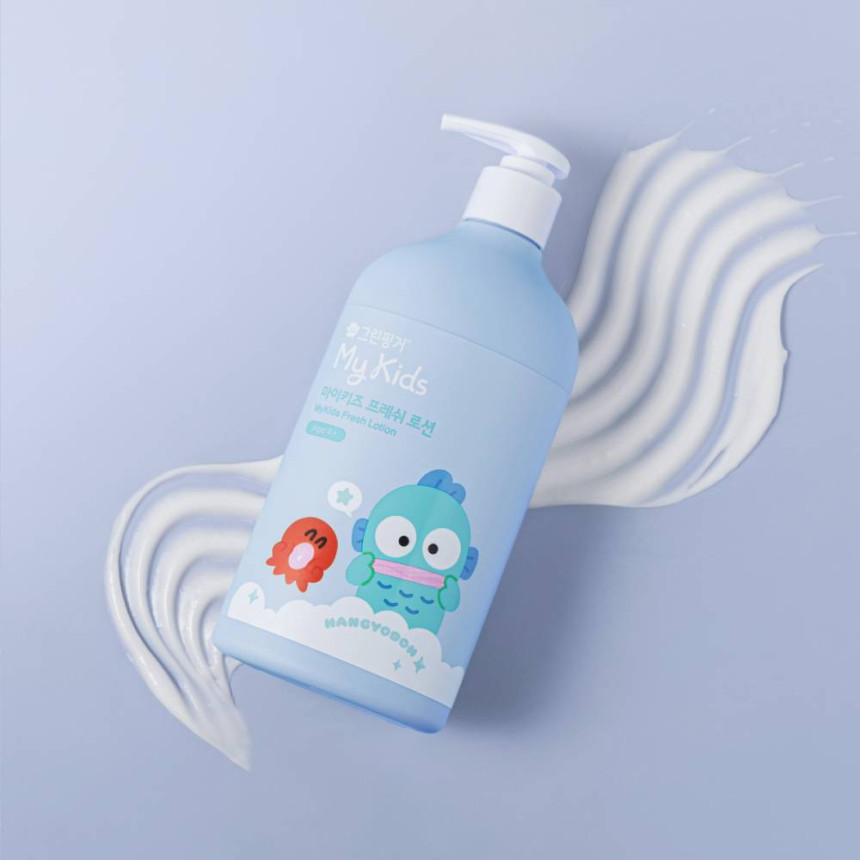 [1+1 한정판 그린핑거 마이키즈 프레쉬 산리오 에디션(한교동) 샴푸+워시 500ml / 키즈워시 키즈샴푸 어린이용샴푸 사진 4