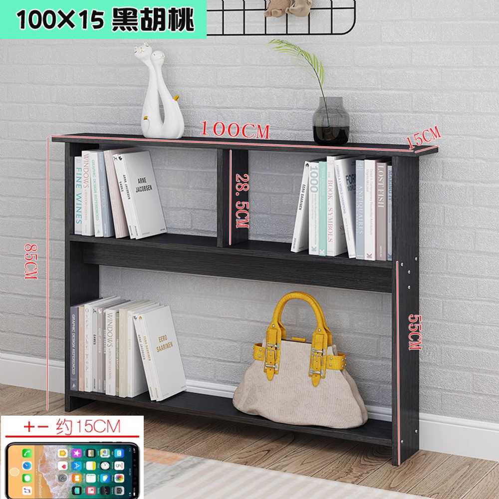 침대 틈새 수납장 슬림장 공간활용 기숙사 나무 침실 100x10cm 화이트 이미지 6