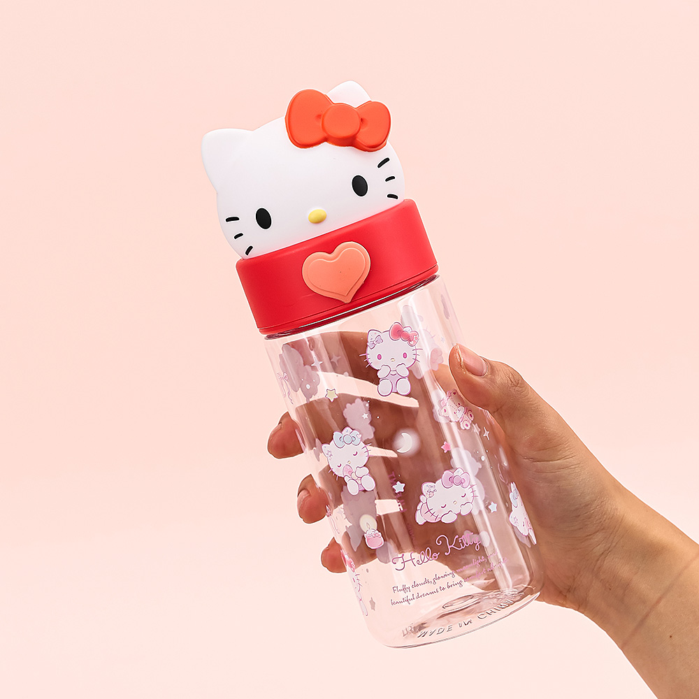 산리오 페이스팝 트라이탄 물통 초등 물병 500ml, 헬로키티 - 상세 이미지 4