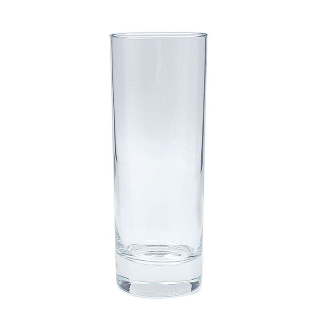 일자 투명 내열유리 유리컵 물잔 330ml - 상품 이미지