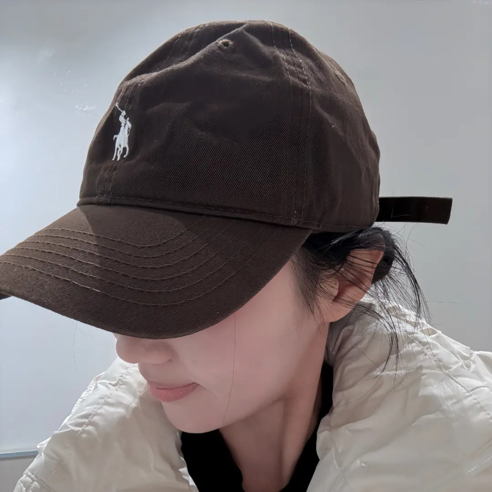 폴로 랄프 로렌 코튼 치노 모자 베이스볼 캡 쿠퍼 브라운 710667709058 - 상세 이미지 2