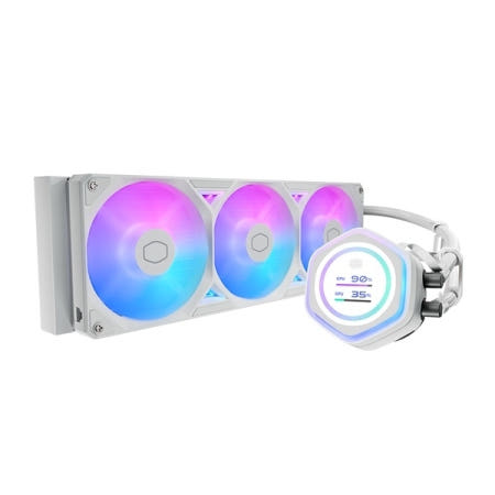 쿨러마스터 쿨러마스터 MASTERLIQUID 360 ATMOS II LCD (화이트)