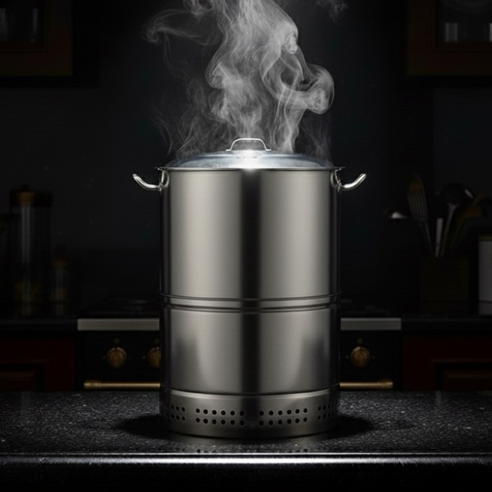 뉴테크캠쿡 스텐 항아리 바베큐 훈제 캠핑 대형그릴 삽겹살 꼬치 화로구이 오르모크