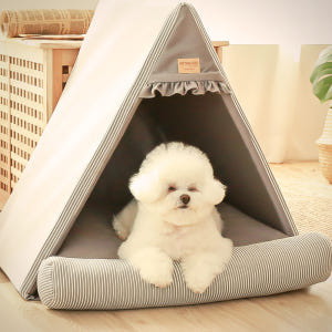 강아지집 강아지텐트 애견 하우스 고양이집 펫브랜디 극세사 M 솔직 후기 | 실제 사용자 리뷰 총정리 - 상품 이미지 1