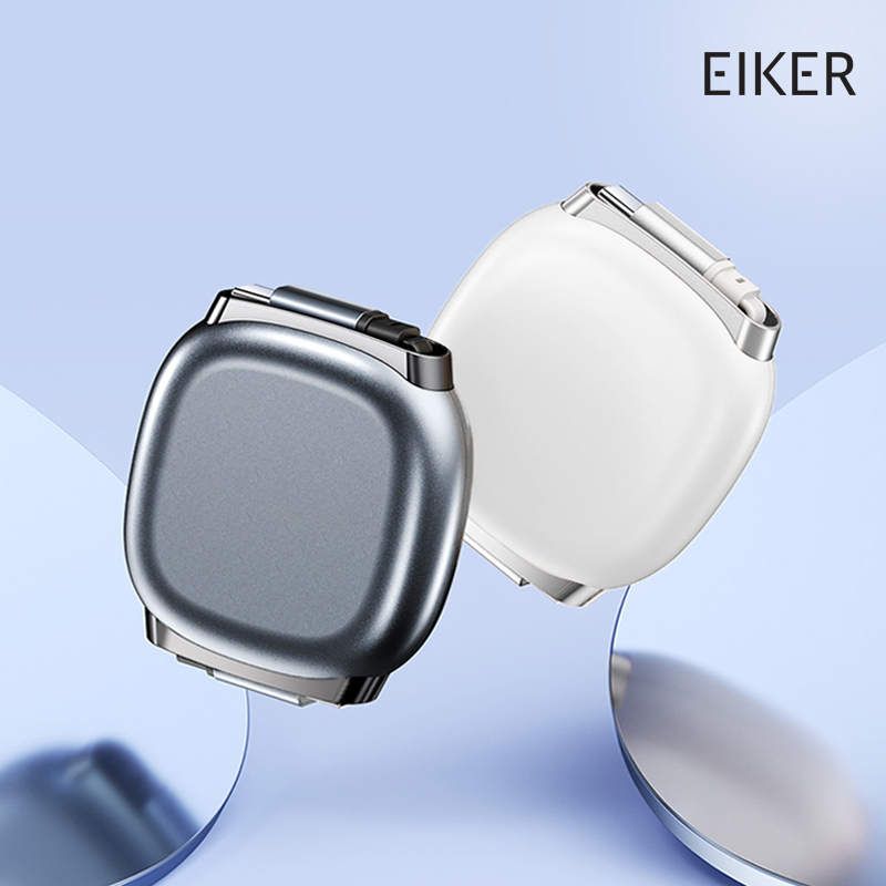 EIKER 240W C타입 자동감기 고속충전 릴케이블 1M 휴대용 정리 케이블 - 상품 이미지