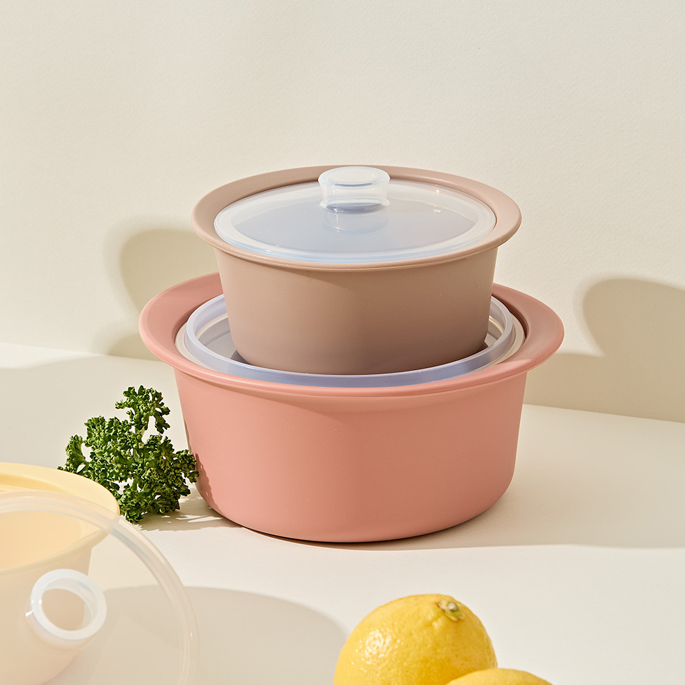 퍼기 대용량 이유식찜기 전자레인지 실리콘 용기 상세 이미지 2