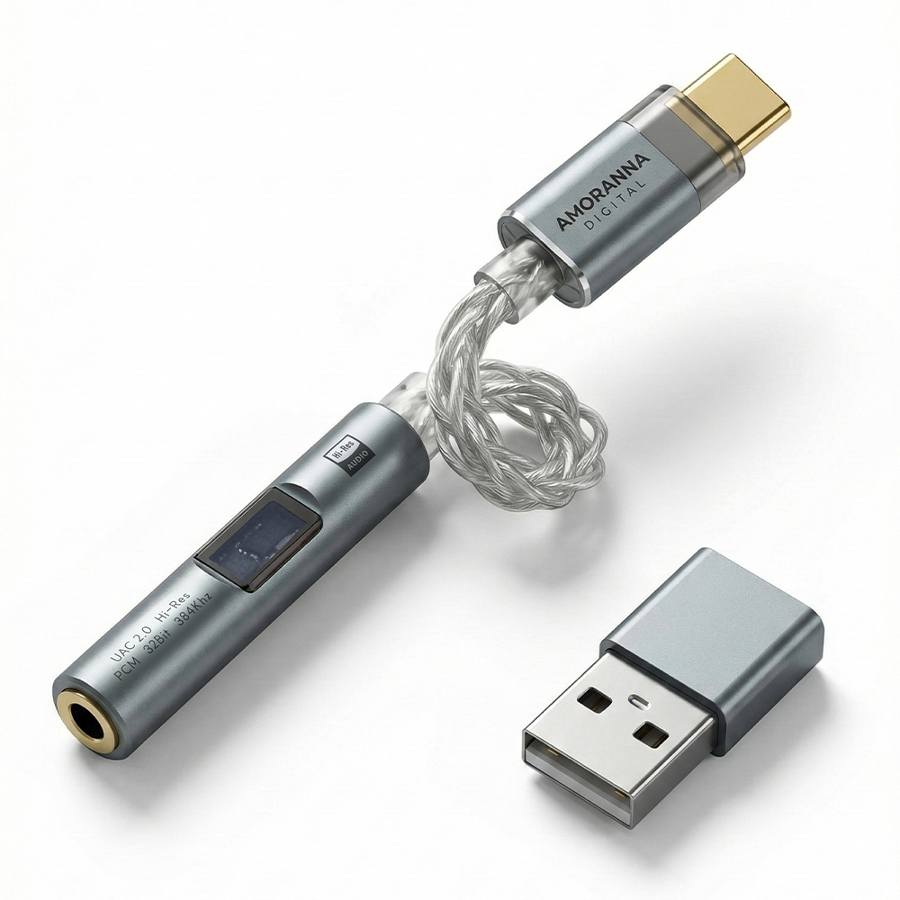 꼬다리 DAC C타입 A타입 이어폰 3.5mm 젠더 CX31993 MAX97220 제품 이미지