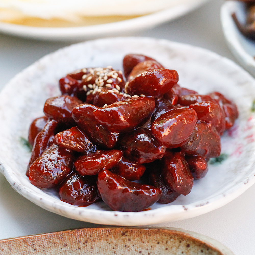 마늘장아찌 순창고추장 국산 깐마늘 1kg 향적원 - 상품 이미지