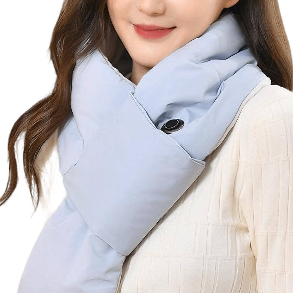 패딩 1+1 발열 USB 넥워머 보온 겨울 머플러 목도리 - 상세 이미지 2