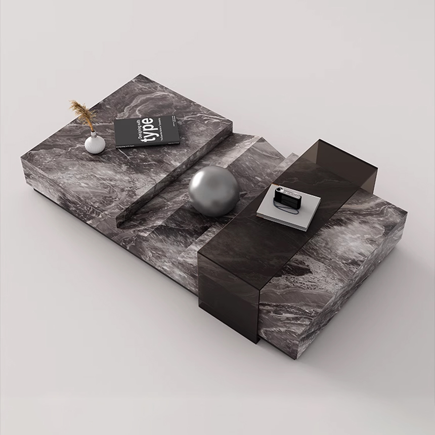마블 지오드 거실 커피 티 테이블