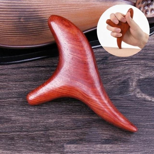 화리목마사지 승모근괄사 괄사마사지기 나무괄사 발지 - 상품 이미지