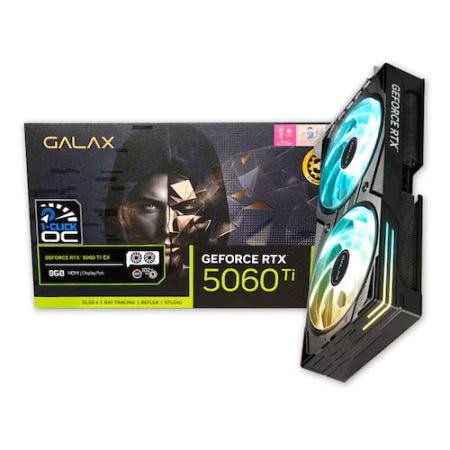 갤럭시 GALAX 지포스 RTX 5060 Ti EX BLACK OC D7 8GB