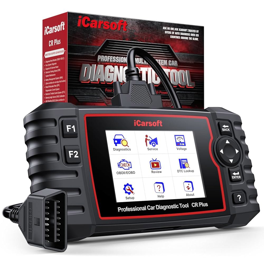 CR Plus OBD2 스캐너 진단 코드 에어백 리셋 O2 있는 및 자동차 업데이트 테스트가 스캔 프리 변속기 - 센서 오일 ABS 도구, 시스템용 2025 프리즈 EVAP 리더. - 상품 이미지