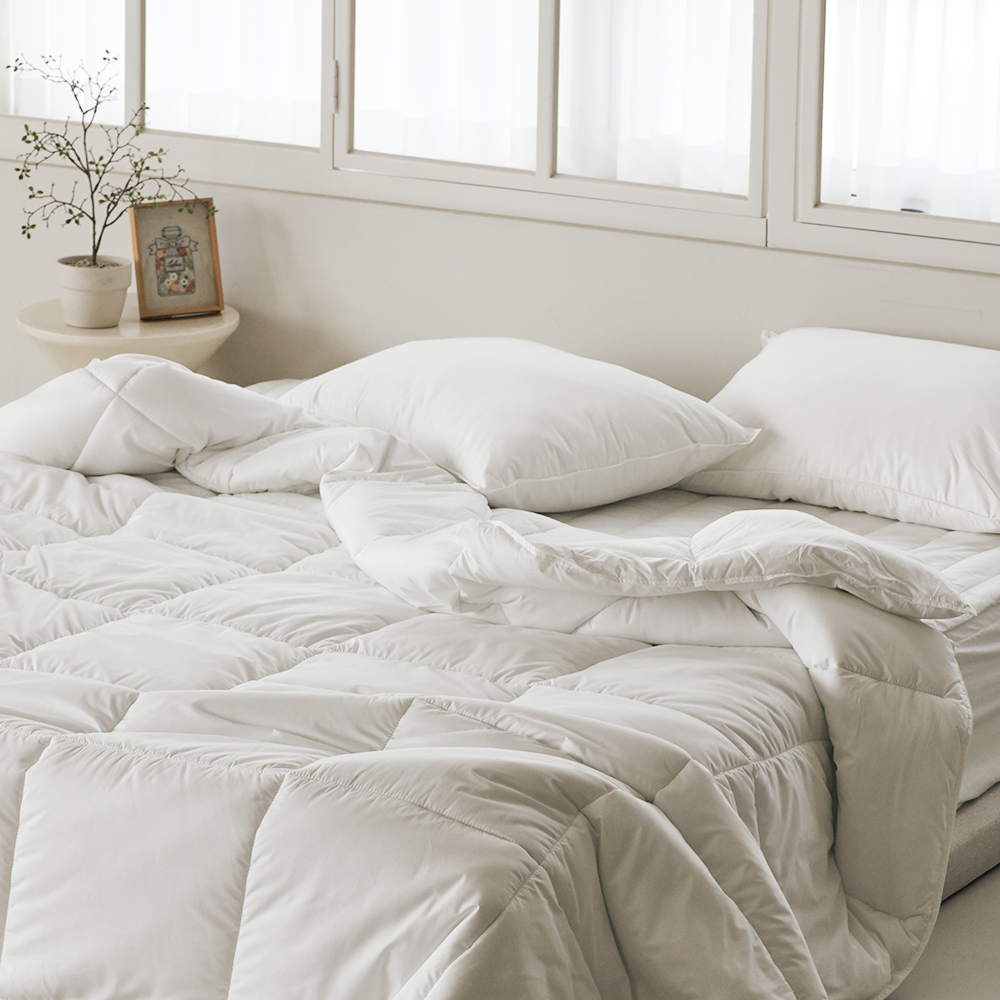 소르르 실키모달 알러지케어 차렵이불 아토피 먼지없는 모달 사계절 이불 화이트 SS