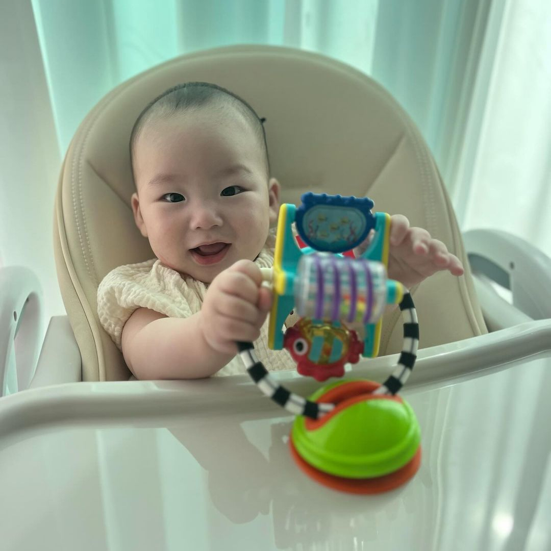 쎄씨 바다 친구 흡착 회전 딸랑이 백일 돌 장난감 신생아 아기 국민 선물 감각 놀이