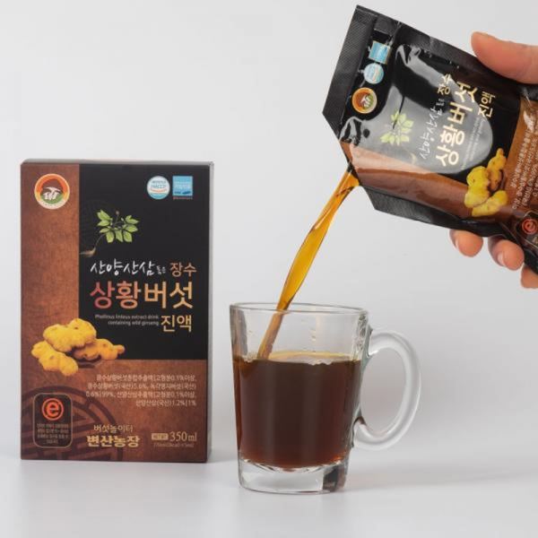 장수상황버섯진액 산양산삼과 진하게 농축한 - 메인 이미지
