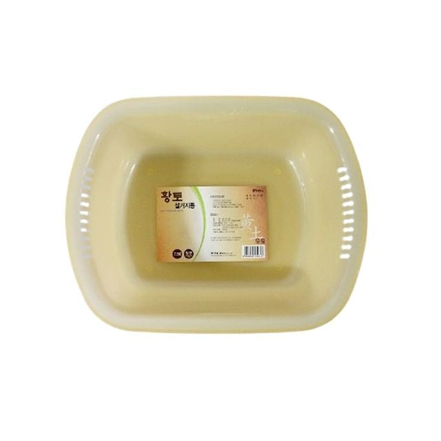 황토 설거지통 7.5L 식기수거함 다용도통 물빠짐통 - 메인 이미지