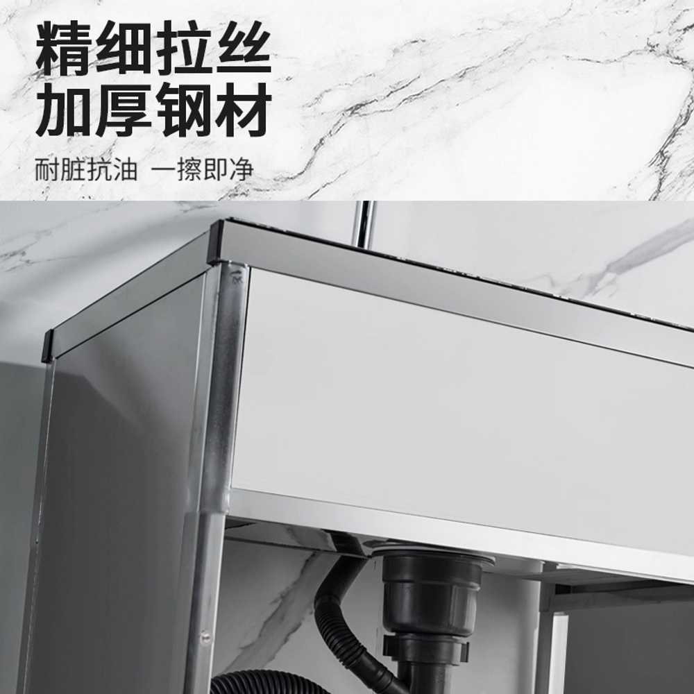 업소용 개수대 스텐싱크대 물빠짐 선반 세척 씽크 40x50cm 수전 미포함 이미지 8