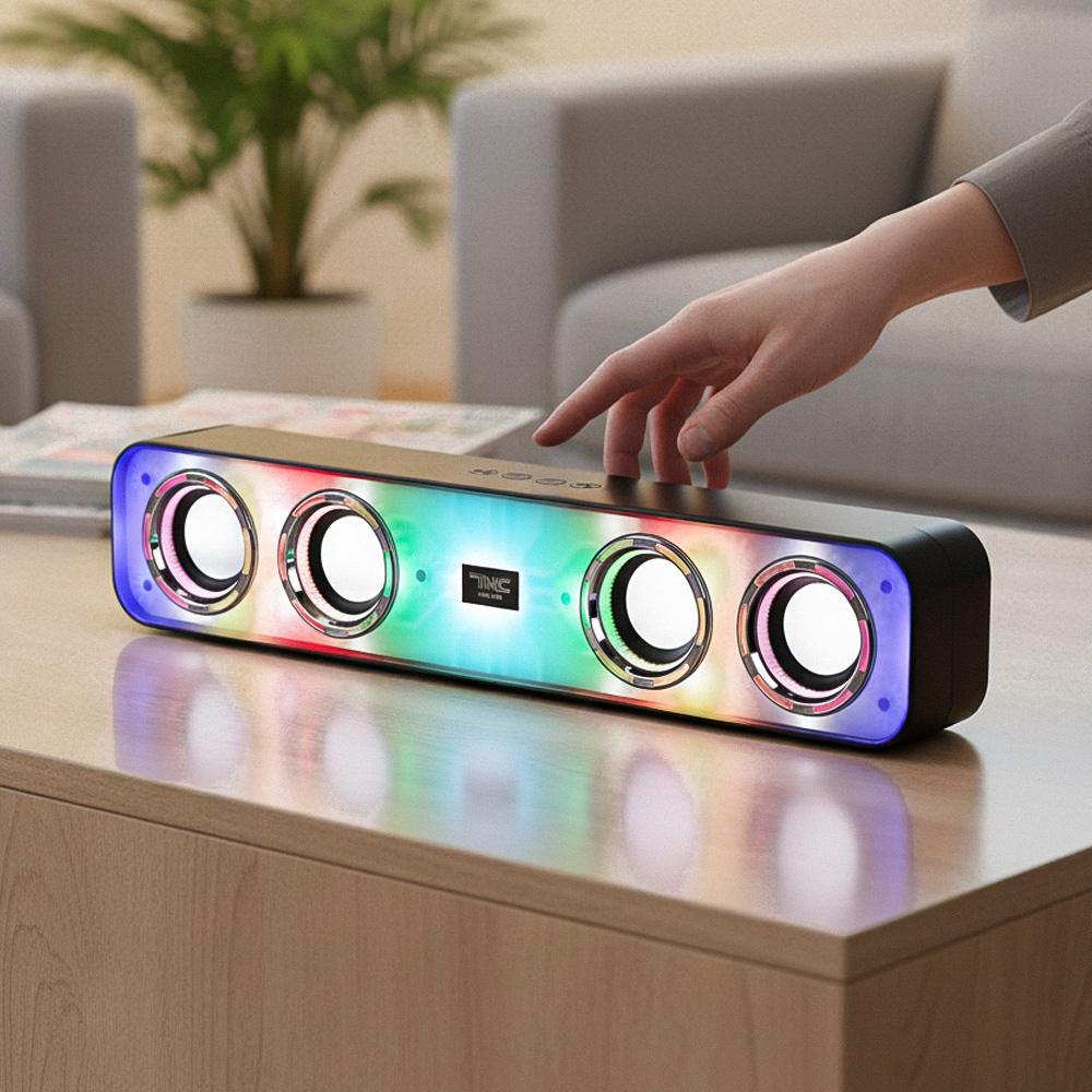 7NC 블루투스 20W 레인보우 무선 스피커 LED - 상품 이미지