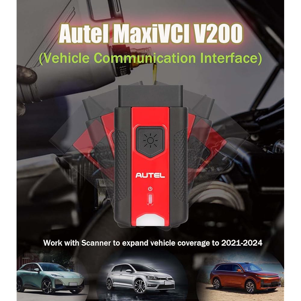 Autel MaxiVCI V200 차량 통신 무선 어댑터 MS906PRO 인터페이스 FD와 진단 BT609 BT608 ITS600 DoIP 함께 블루투스 OBD2 MK906PRO - 상세 이미지 2