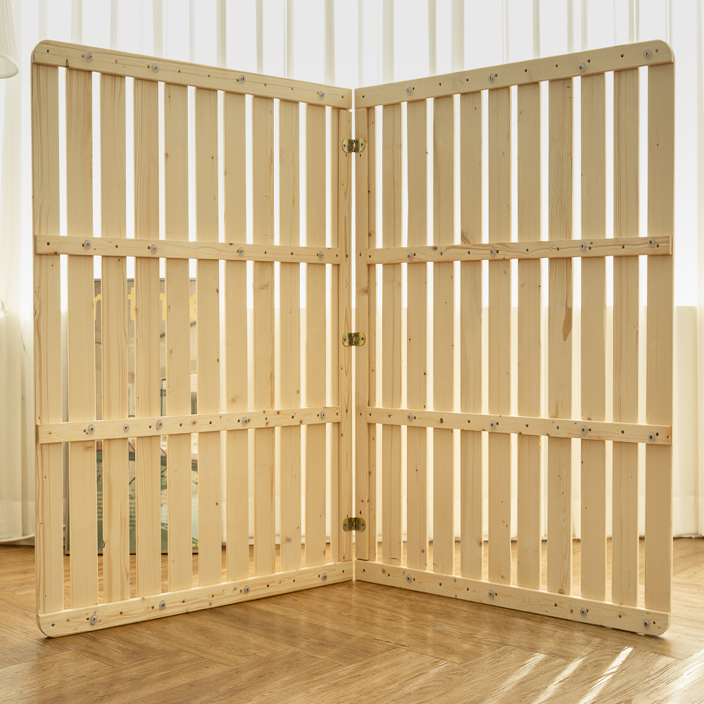 원목 저상형 침대 프레임 깔판 매트리스 받침대 침대받침 패밀리 접이식 깔판 소나무 미니싱글