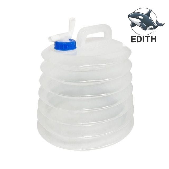캠핑용 수납 물통 10L 다용도 자바라 수통 - 메인 이미지