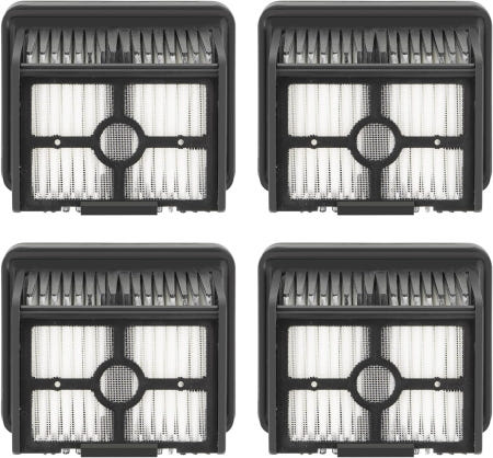 LemonRunRun (4팩) 드림 H12 Pro 교체용 HEPA 필터 / 듀얼 H13 M12 H15 FlexReach 습식 드라이 진공 청소기 캐니스터 업라이트 H12 Pro HEPA Filter(4