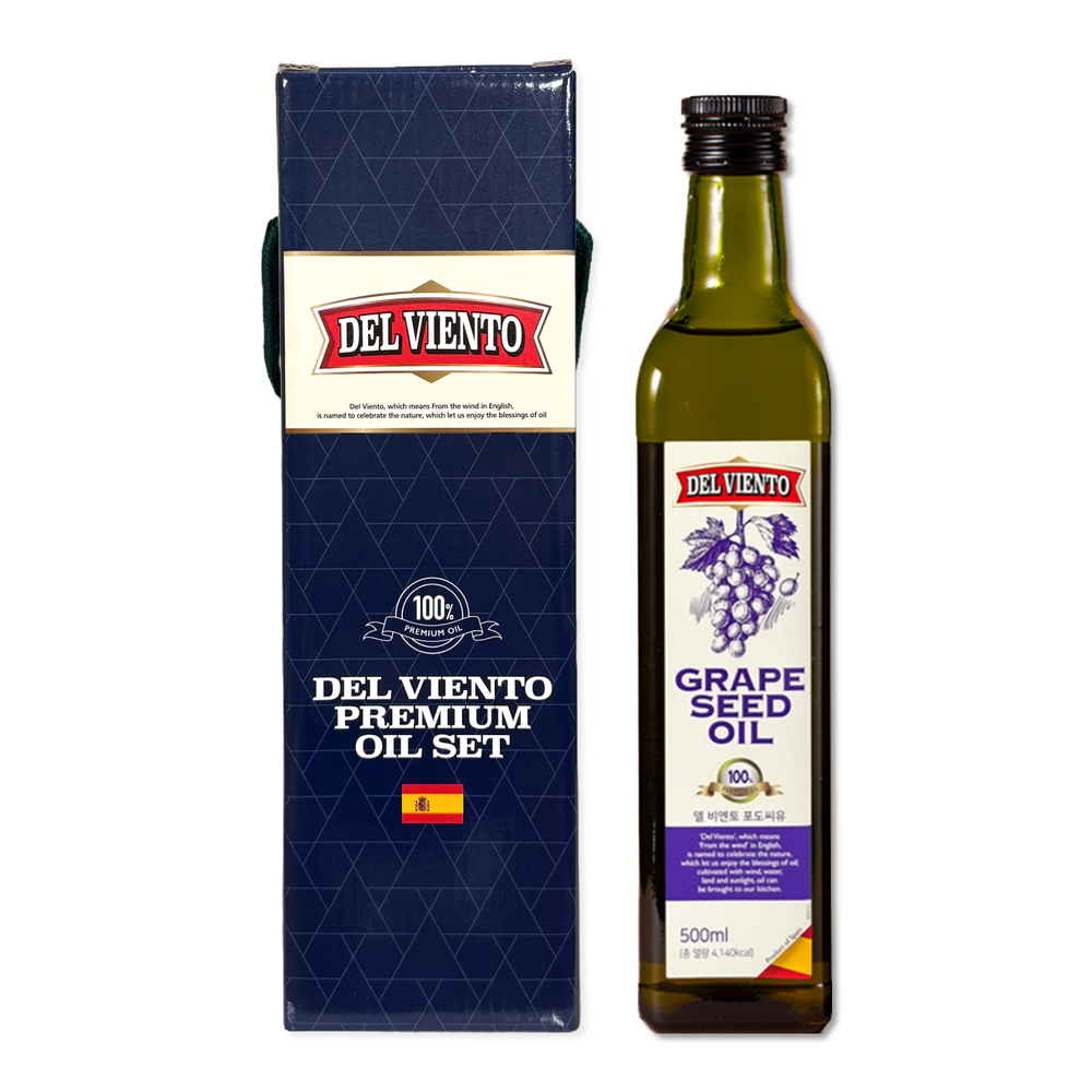 델비엔토 스페인산 프리미엄 포도씨유 선물세트 안전포장 명절선물세트 500ml, 1개 - 상품 이미지